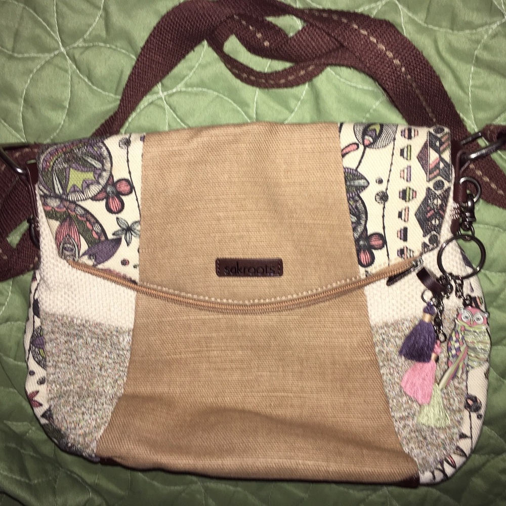 Sakroots Tan and Cream Women's Bag